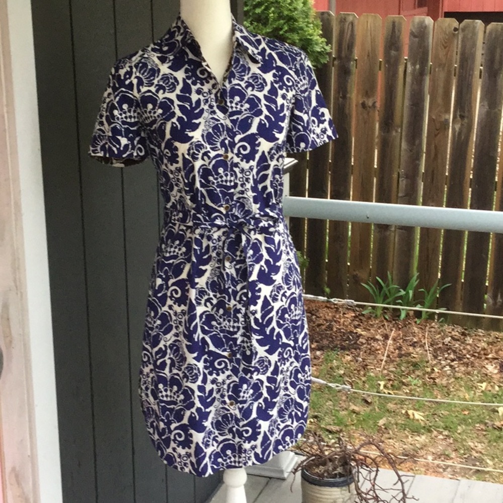 Trina Turk Shirt Dress EUC